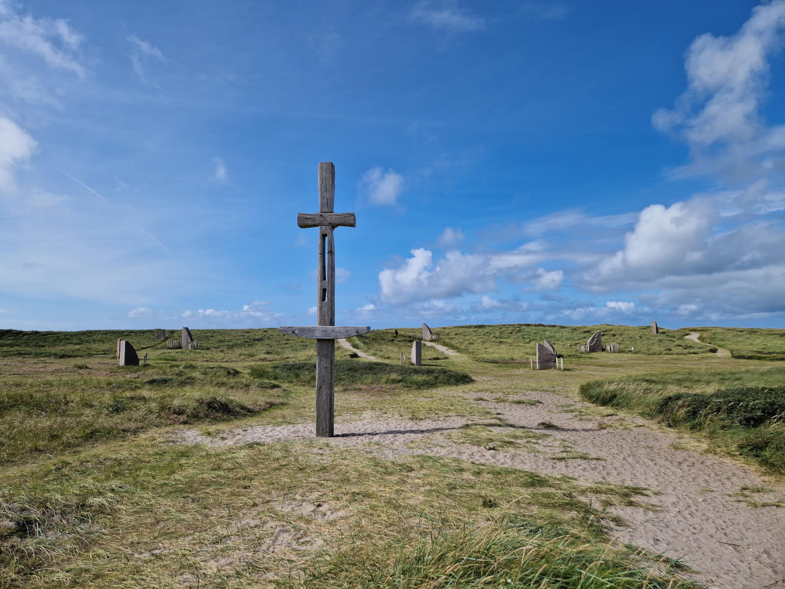 Monumenter i Mindeparken ved Thyborøn