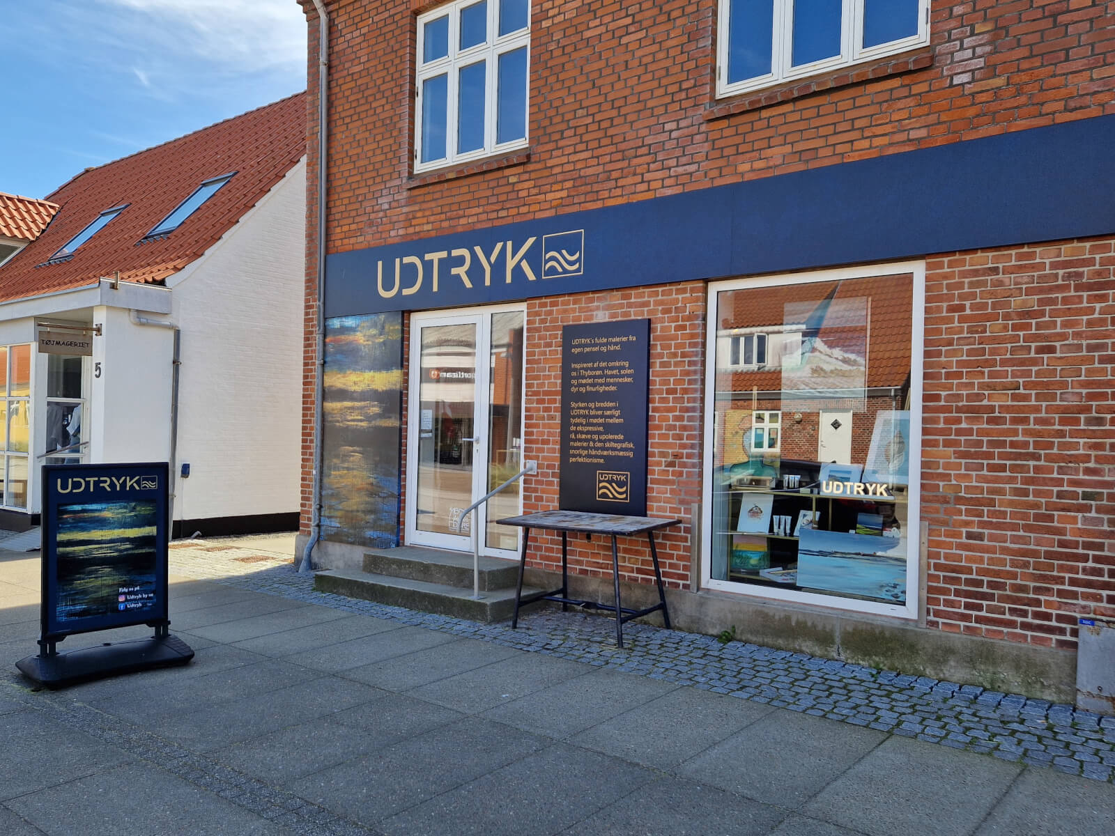 Udtryk butik i Thyborøn